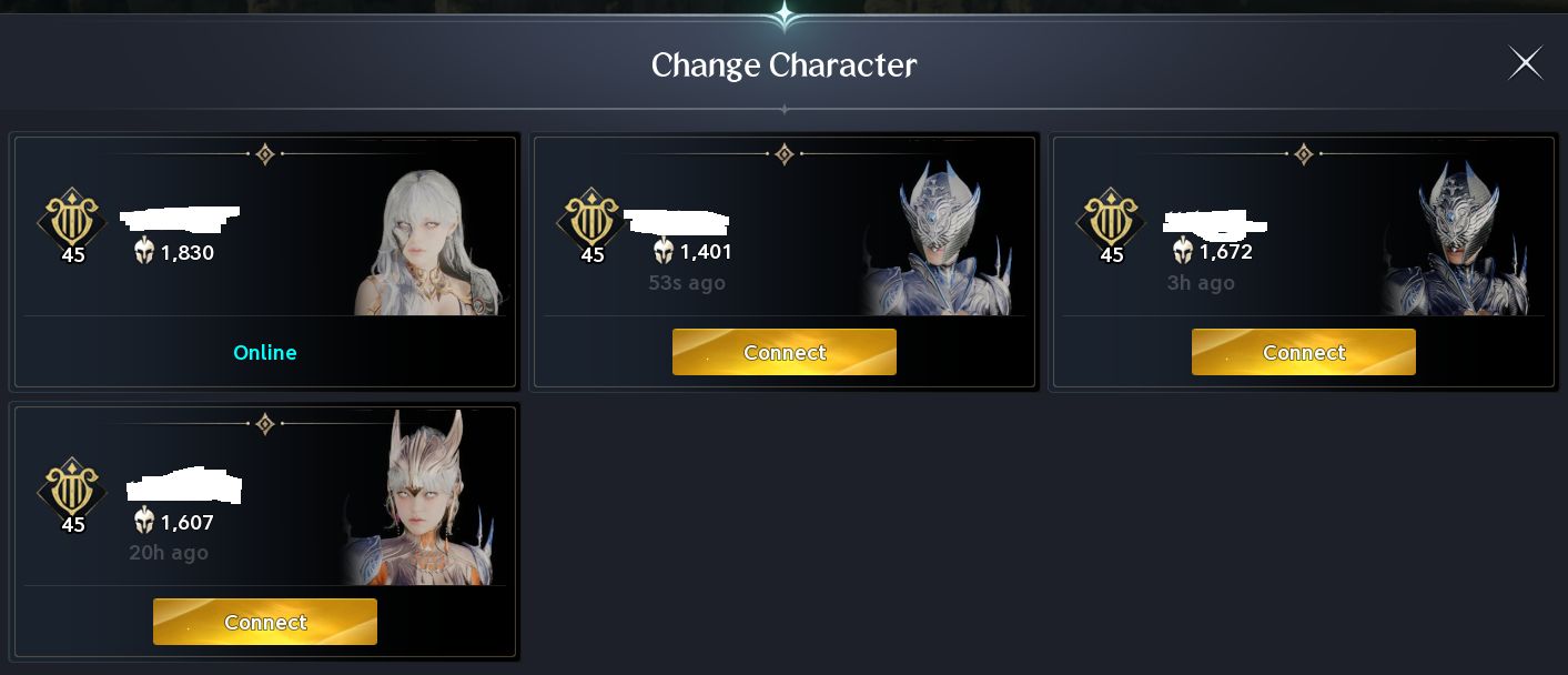 Conta Aion 2 - Cleric 1830 - 3 Alts lvl 45 - Ariel SA