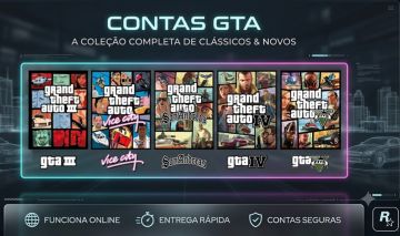 CONTAS COM GTA (ESCOLHA A SUA VERSÃO) FULL ACESSO - Plataforma Rockstar