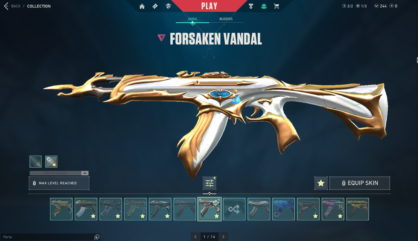 CONTA VALORANT SEM RANK com muitas skins