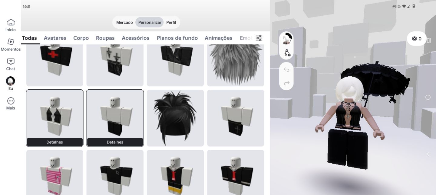 CONTA ENDGAME DEATH BALL + IMENSO INVENTÁRIO DE ROUPAS ROBLOX