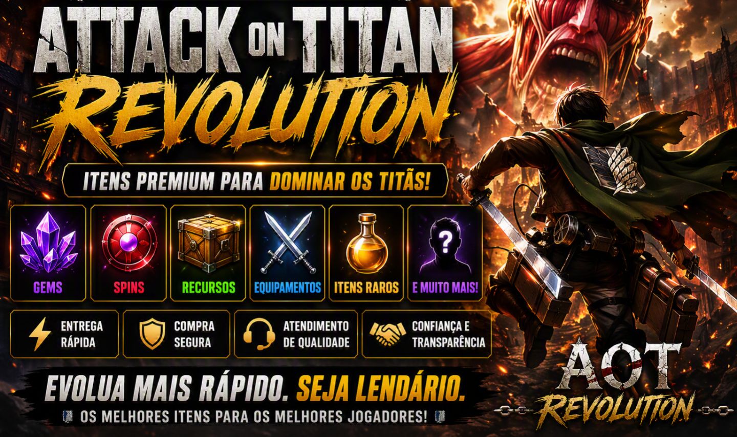 ITENS, CÓSMETICOS, FAMILIAS, PERKS | ATTACK ON TITAN REVOLURION (AOTR) (AOT)