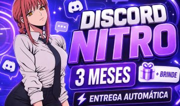 [PROMOÇÃO] Discord Nitro Gaming 3 Meses 2 Impulsos + Brinde | Entrega Automática