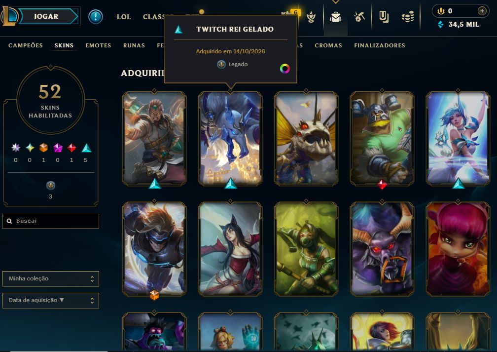 CONTA MASTER LEAGUE 400 PDL 70%WR