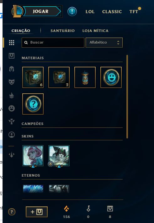 Conta LoL várias skins de adc/ Lux Elementalista / Prata 2 menos de 10 Partidas