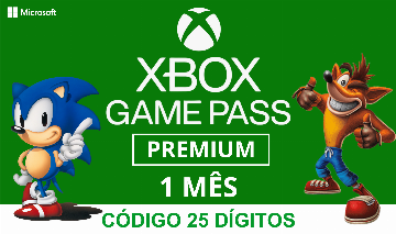 Xbox Game Pass Premium 1 Mês - Conta Privada e Código 25 Dígitos