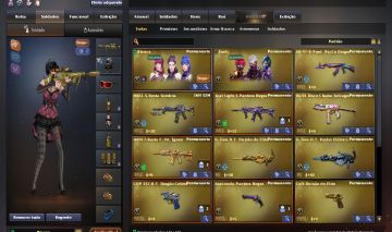 Conta Top Crossfire br, 17 vips rank on