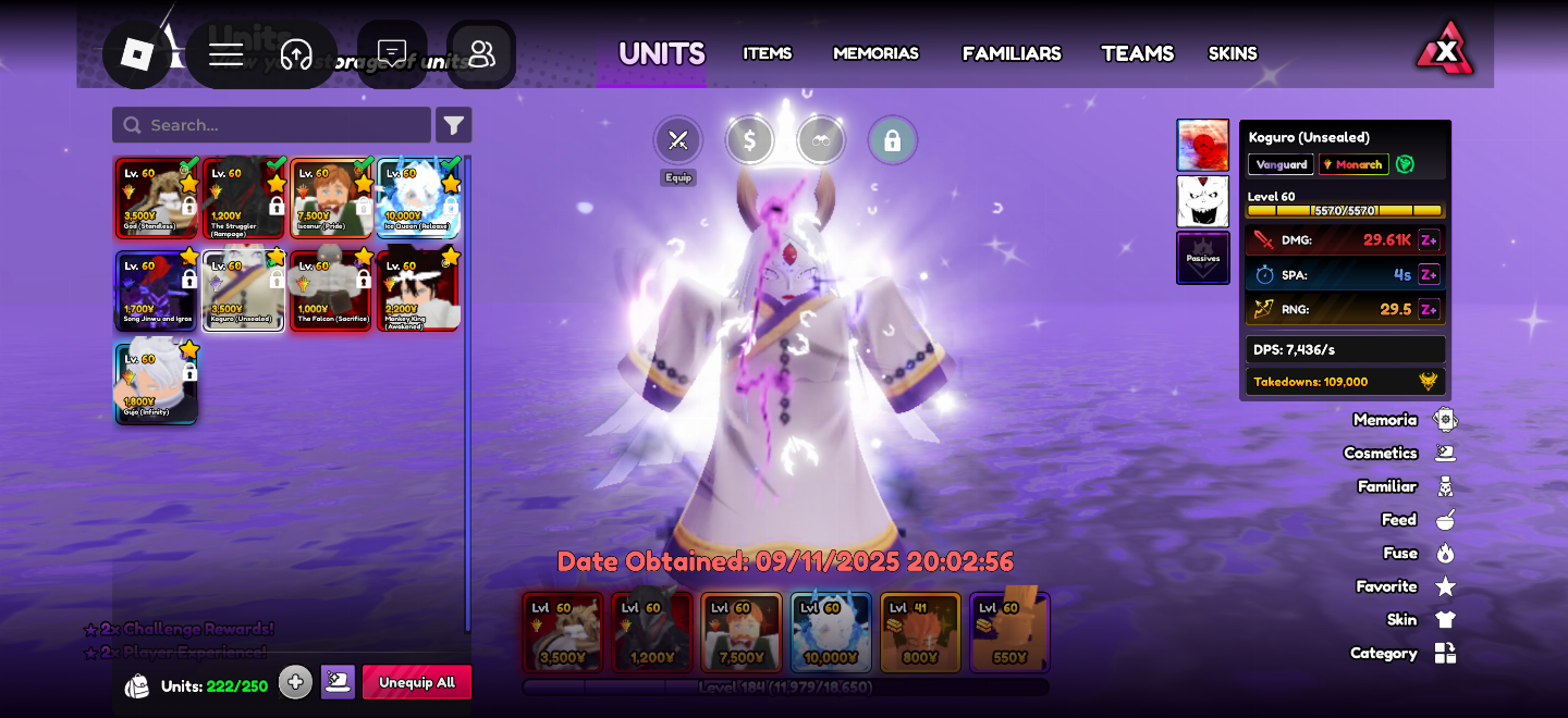 Conta Anime Vanguards com 9 MONARCAS e units super raras da release do jogo