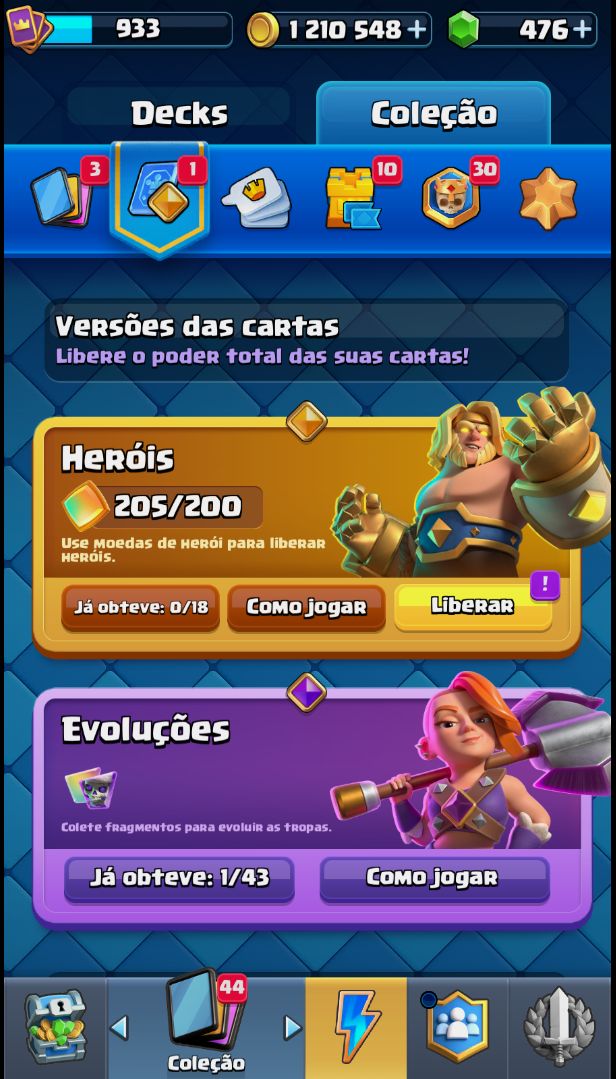 CONTA CLASH ROYALE 5100+ TROFÉUS | 1.2M OURO | FULL ACESSO