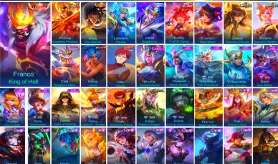 Conta Mobile Legends | 283 Skins | 120+ Heróis | Collector Brody