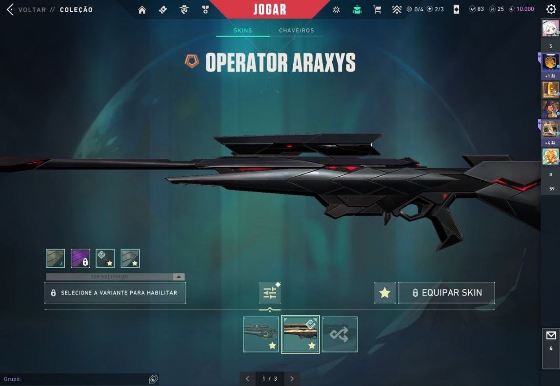 CONTA DE VALORANT COM CHAMPIONS 2021 E VÁRIAS OUTRAS SKINS!
