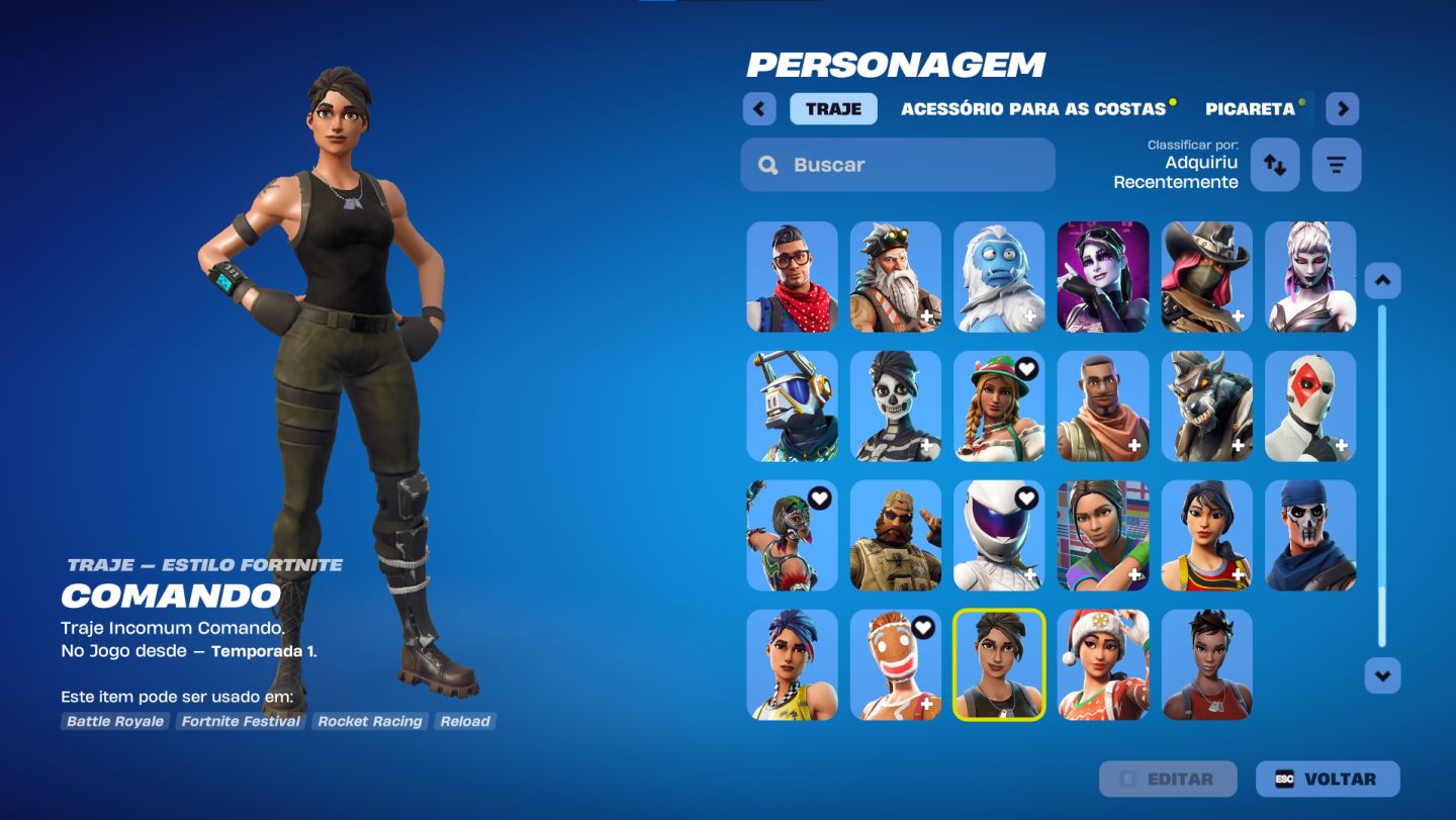 Conta fortnite 203 skin salve o mundo fundador e glow