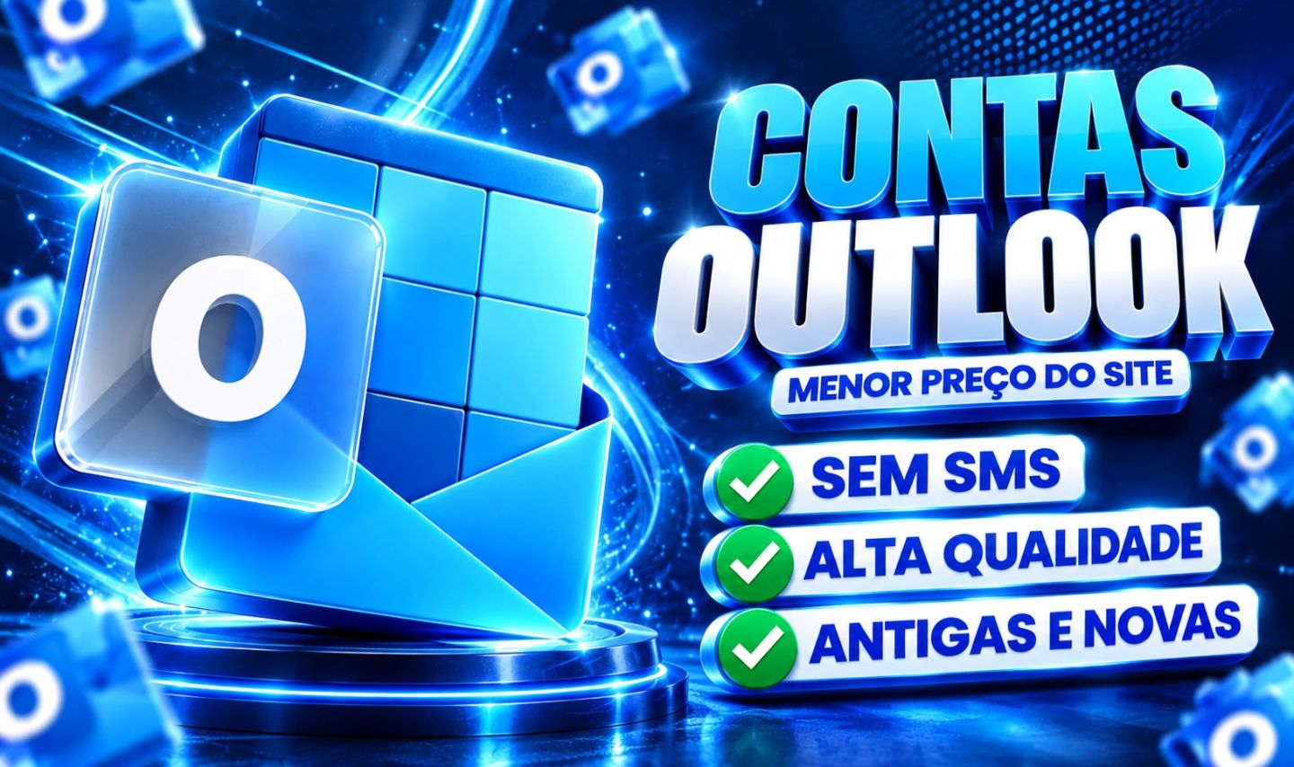 [PROMOÇÃO] CONTAS EMAIL OUTLOOK ANTIGAS E NOVAS | IP MIX | SEM SMS