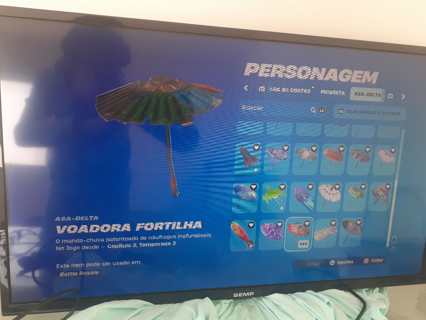 Conta braba de fortnite