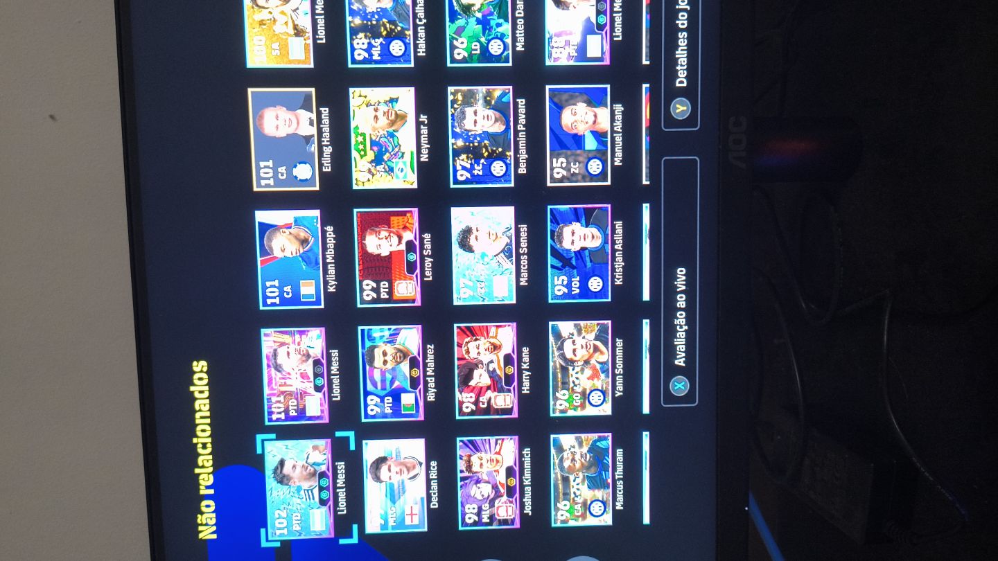 Conta Efotball steam bem básica para começar bem com Messi 109