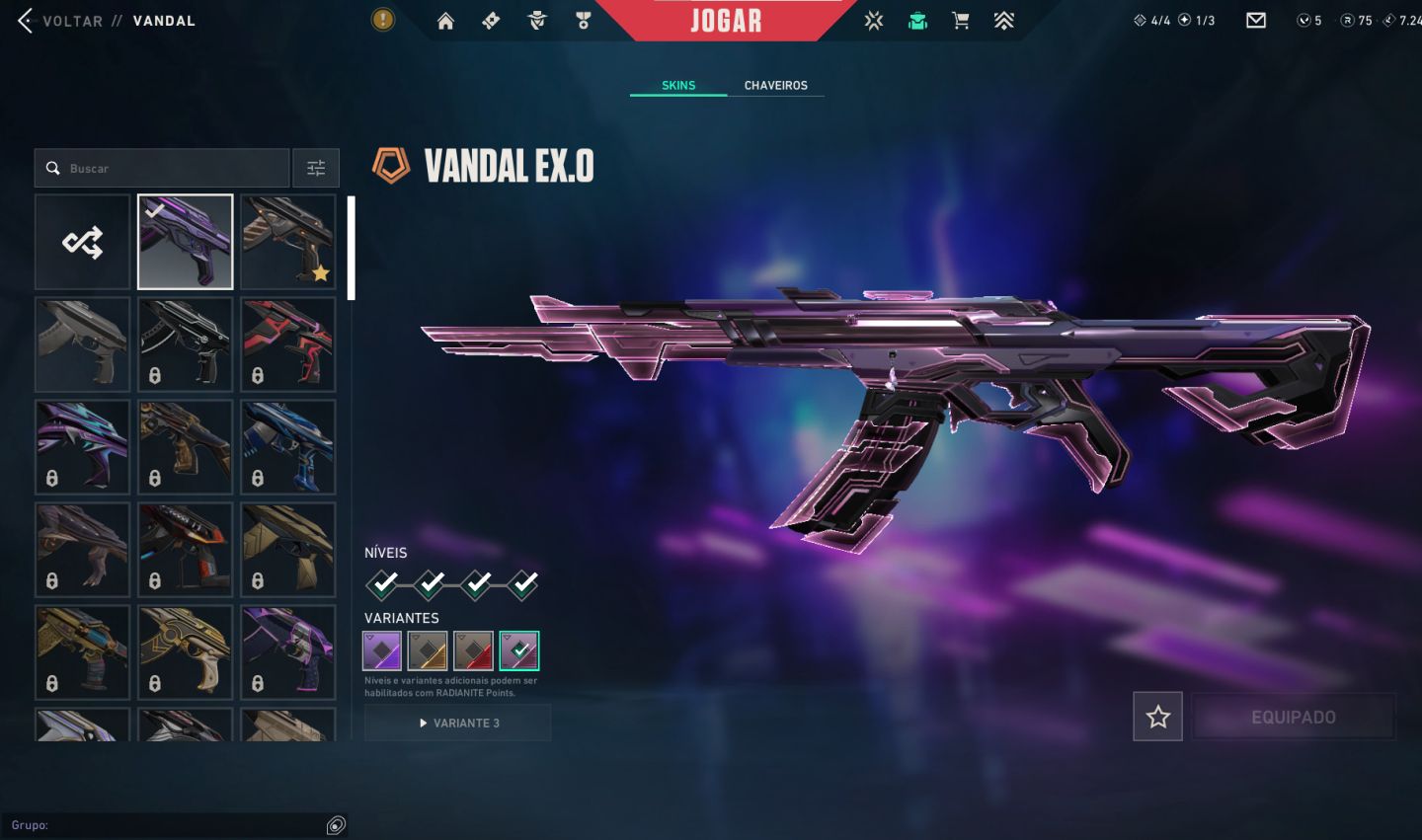 Conta de valorant, nivel 100+ gold 1