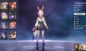 Conta Honkai Star Rail: Evanescia + Sparkle + Himeko