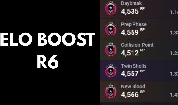 ELOBOOST R6 - ELOJOB - PC / PlayStation / Xbox - SOLO E DUAL BOOST