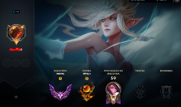 CONTA MESTRE HONRA LV5 70% de winrate