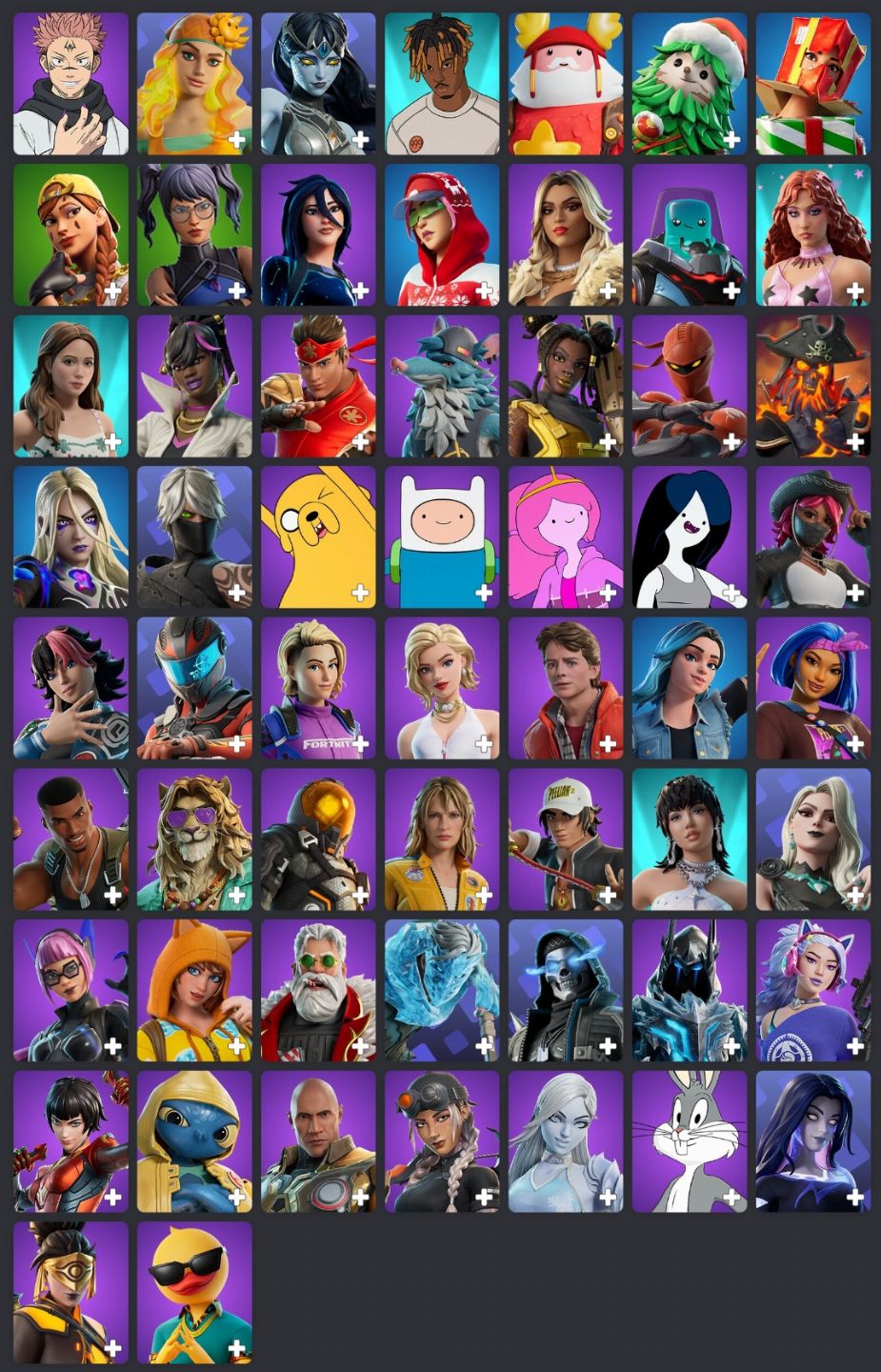 Conta de Fortnite com 8 Clubes Fortnite e muita skin