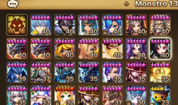 Conta de Summoners War intermediária. 2 LD5 LEONA E SELESTARA