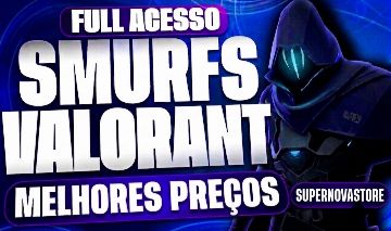 CONTAS SMURFS VALORANT FA - LEVEL 20+ [PRONTA PARA RANKED]
