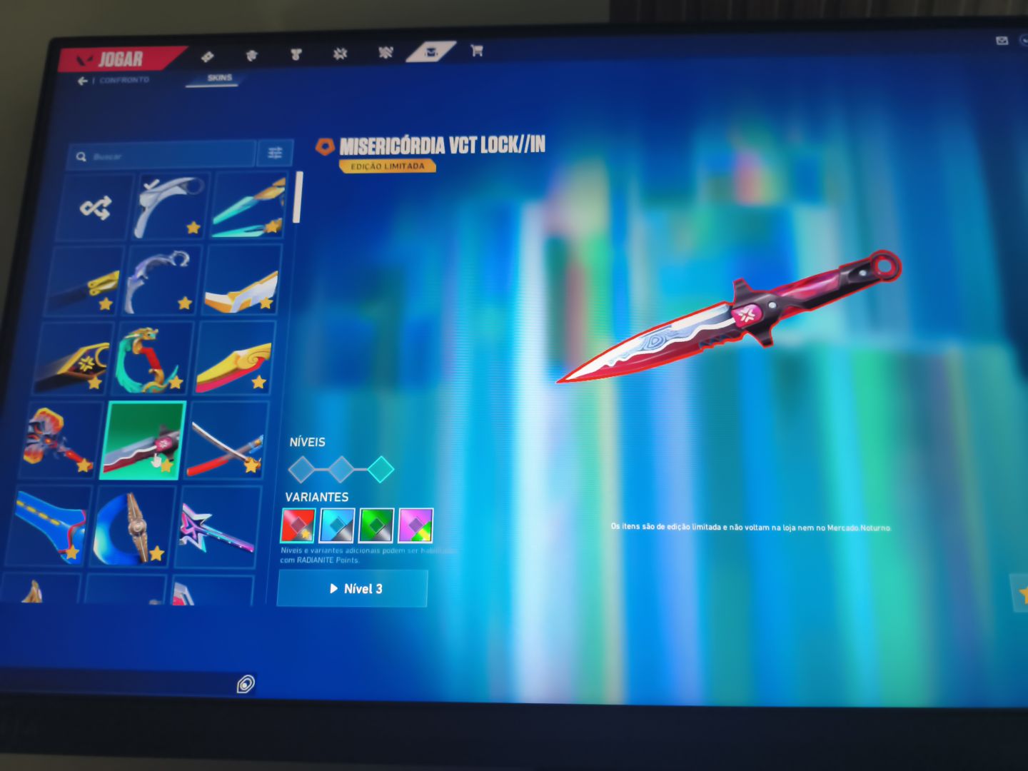 Conta top com banner Champions 2021 e quase 5k gastos