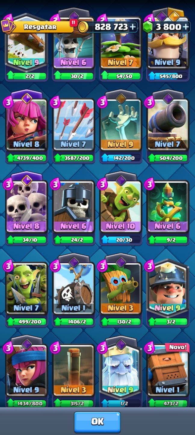 Clash Royale: Conta full 4,05K Gemas, 4722 Troféus