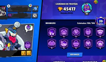 Conta Brawl Stars 45.417 troféus