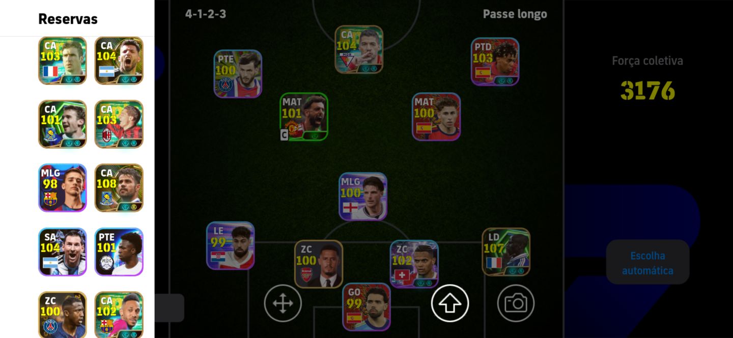 CONTA eFOOTBALL 2026 | FORÇA 3176 | ELENCO TOP | JOGADORES RAROS | EPIC !