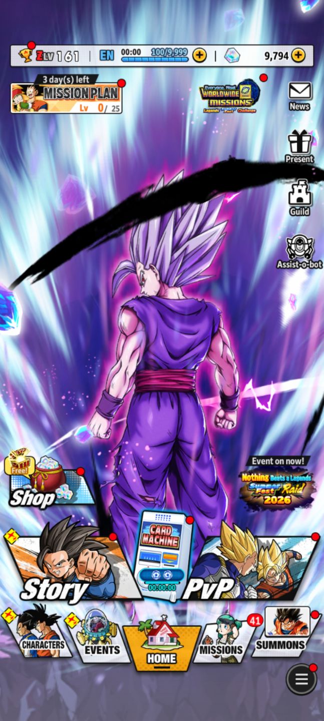 Dragon ball legends conta ultra LF
