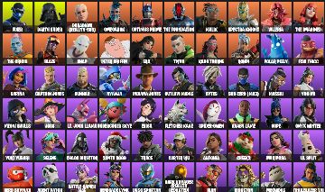 Conta Fortnite 157 Skins com Peter Griffin, Darth Vader e Spider-Man