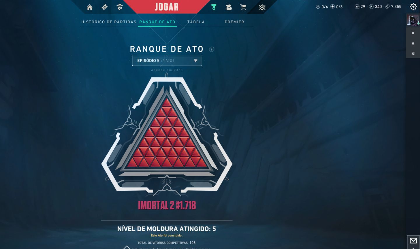 CONTA COM VANDAL SAQUEADORA, BUTTERFLY RGB 360$ EM SKIN