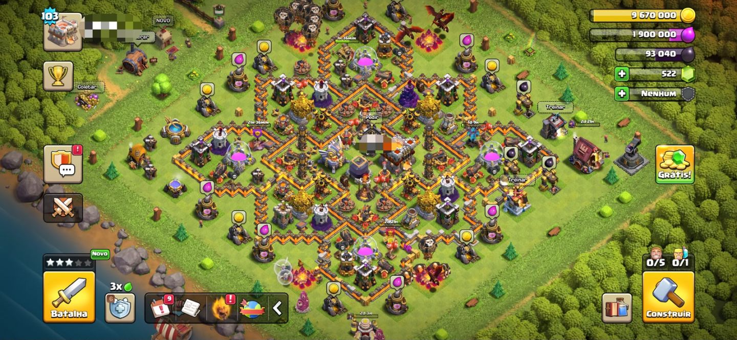 Em Oferta!! - Clash Of Clans Contas com os Maiores Lvl de Cc & Cv Fulls