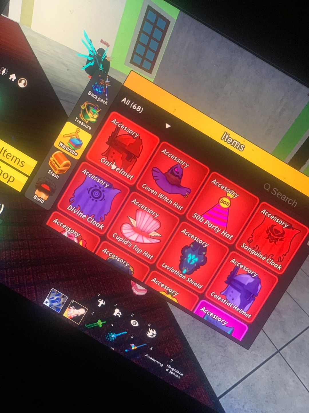 CONTA BLOX FRUITS/ROBLOX RARA LVL MAX YORU GAMEPASSES E MUTO MAIS