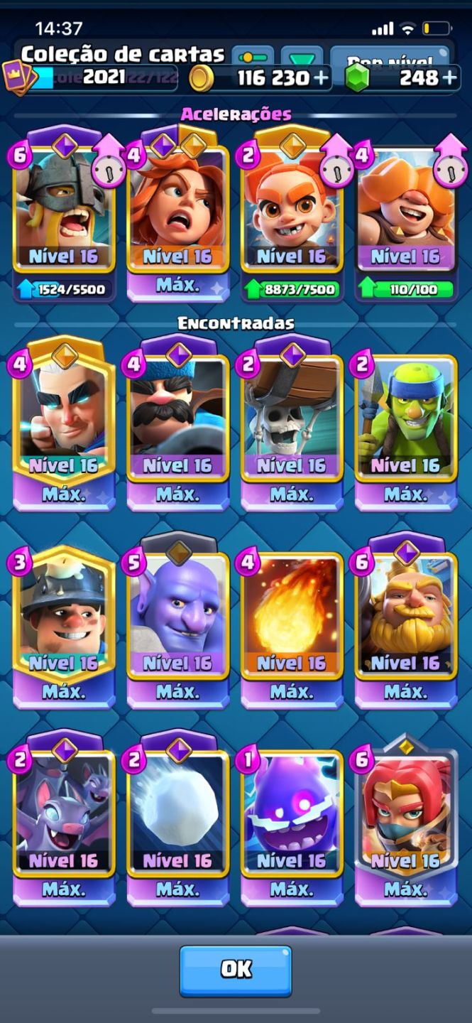 Conta clash royale 2017, full gemada, full acesso