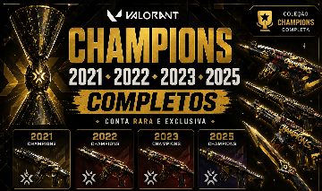CHAMPIONS 21, 22, 23 e 25 + FACA CHAMPIONS | OPORTUNIDADE
