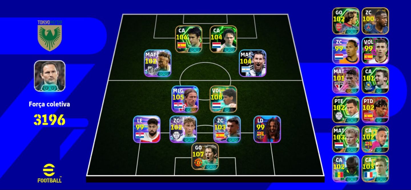 CONTA (MOBILE) eFOOTBALL 3150+ | CONTA COMPLETA | PRONTA PARA JOGAR!!!