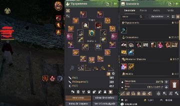 CONTA BLACK DESERT SA 842 DE GS 4 PARTES EDENA 388 AP 456 DP (STEAM, SÓ PRA BDO)