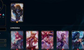 CONTA LOL ESMERALDA 3 | EZREAL PULSEFIRE + 5 LENDÁRIAS | 36 SKINS