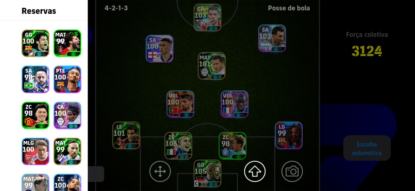 Conta Efootball Básica e Avançada