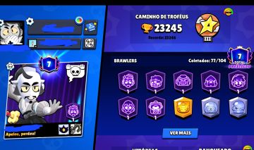 Conta Supercell ID Brawl Stars 23k 77/103 e Clash royale 10.5k