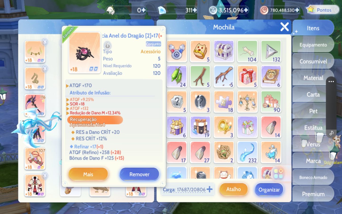 Ragnarok origin global lvl 143 700k poder