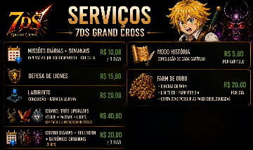 Serviços gerais de 7ds grand cross