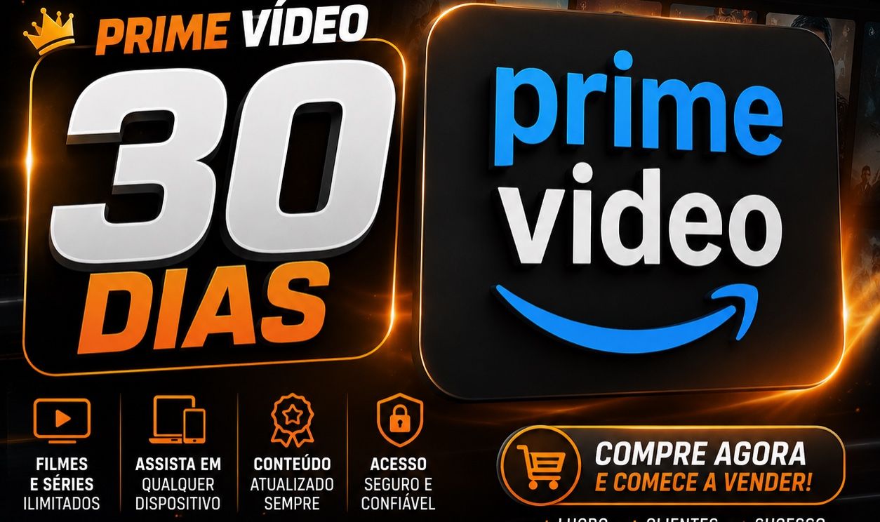 Prime vídeo | 30 dias de garantia | conta compartilhada