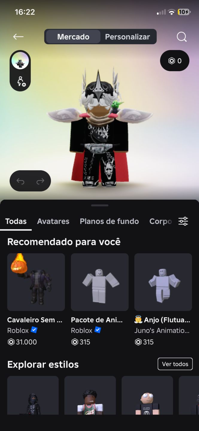 CONTA ROBLOX COM SKINS E MAIS DE 7K GASTO
