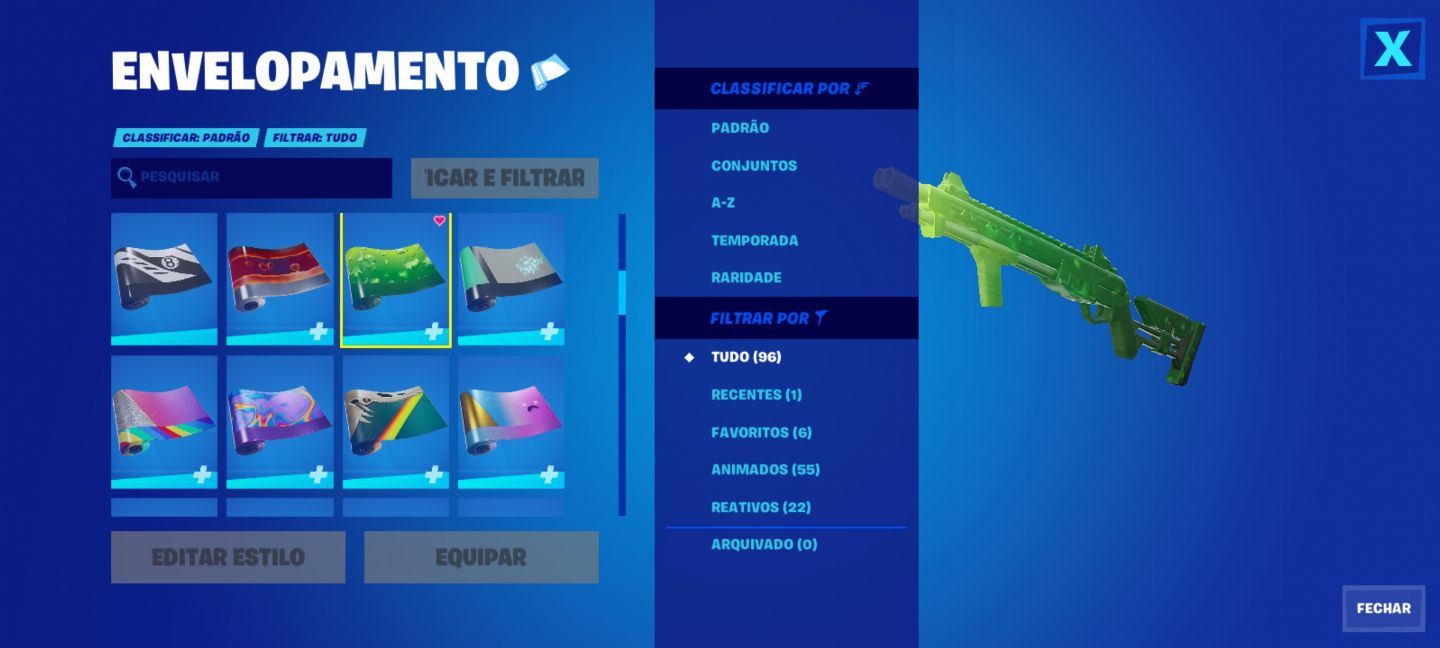 CONTA COM 175 SKIN + 133 PICARETAS + TRAVIS SCOTT + MACHADO DO KRATOS