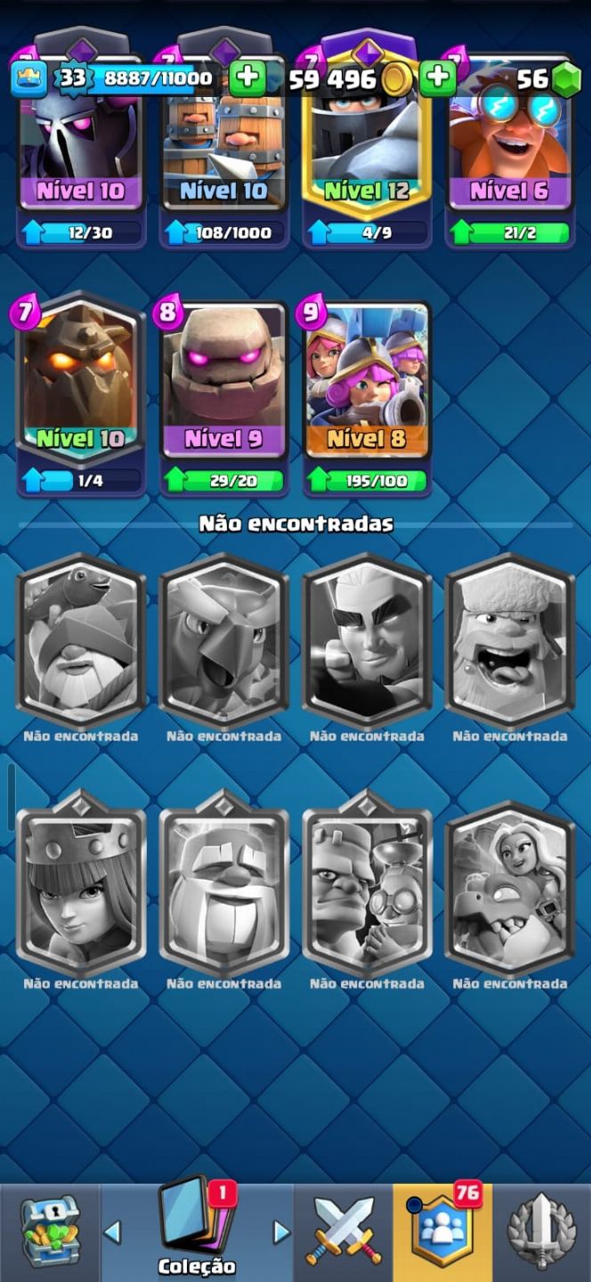 Conta Completa de Clash Royale