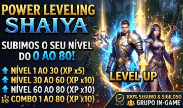 Power level / upar de nível no SHAIYA FAWKES