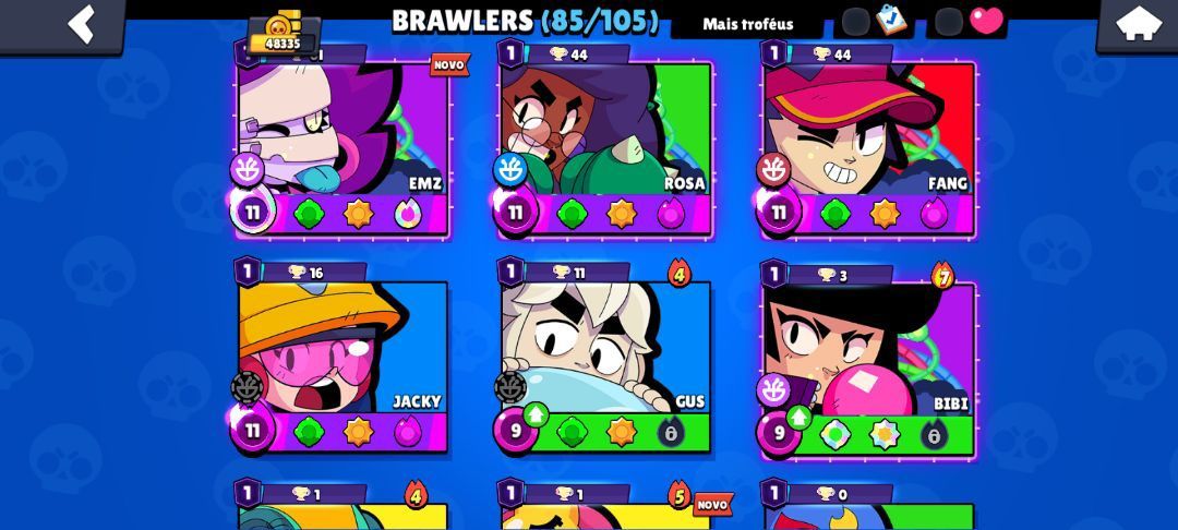 [BRINDE ESPECIAL] Brawl Stars 48K Troféus + Clash Royale 9K Troféus