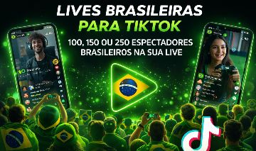 Live TikTok Brasil Audiência Brasileira Qualificada em Tempo Real